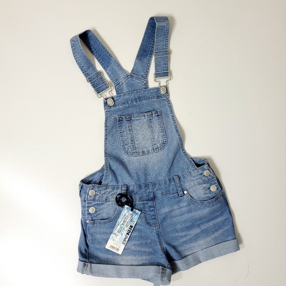 Blue Spice Pants - Blue Spice denim bib shorts size 0
